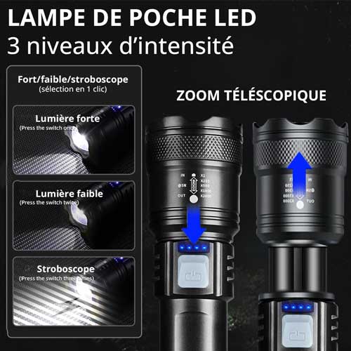 Lampe LED rechargeable