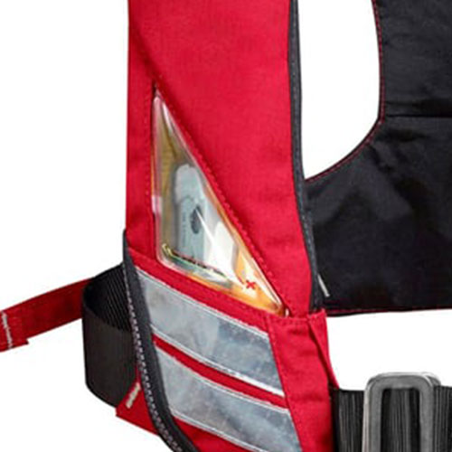 Fenêtre de contrôle gilet Crewsaver