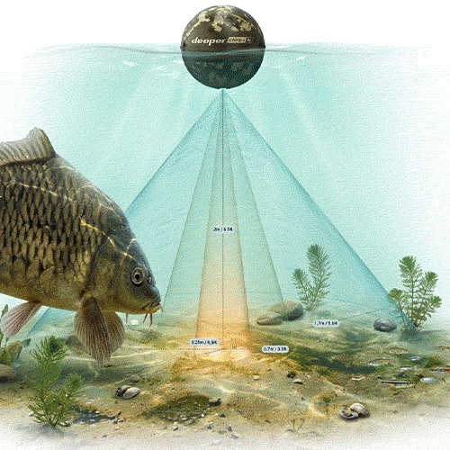 sondeur lançable Deeper CHIRP+ 4 pêche berge bateau kayak float tube