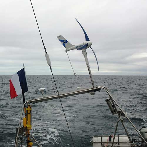 Éolienne Silentwind en pleine mer