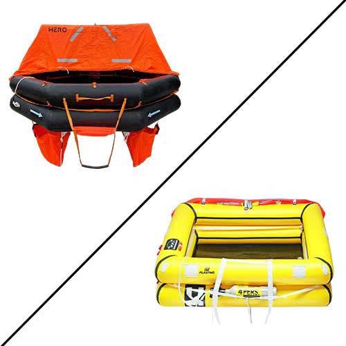 différence radeau hauturier et semi hauturier