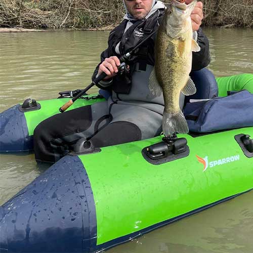 float tube sparrow vert en PVC