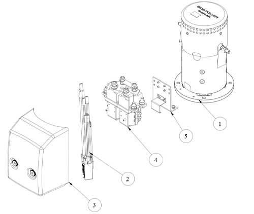 moteur complet pour propulseur SE100