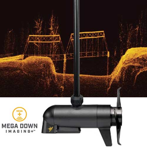 sonde MDI+ Mega Down Imaging intégrée au moteur électrique avant Minn Kota Terrova BT