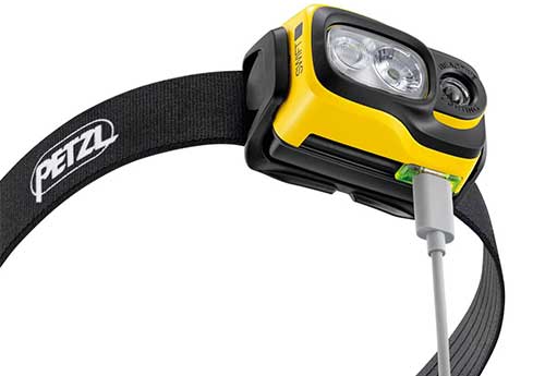 Batterie et autonomie lampe frontale SWIFT RL PRO - Petzl
