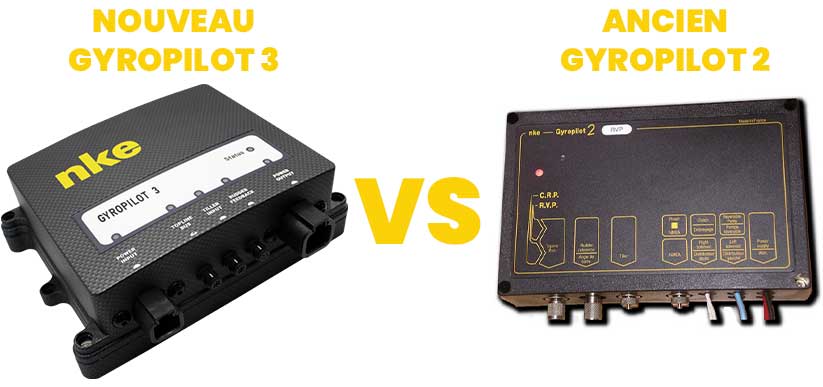 différence entre Gyropilot 2 et Gyropilot 3 NKE