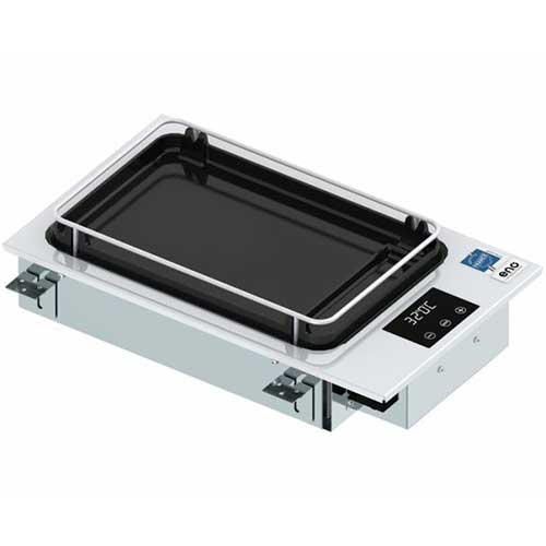 Caractéristiques de la plancha électrique Eno Tribu encastrable et réversible