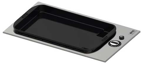 Plaque de cuisson réversible de la plancha à gaz Eno Tribu encastrable pour bateau