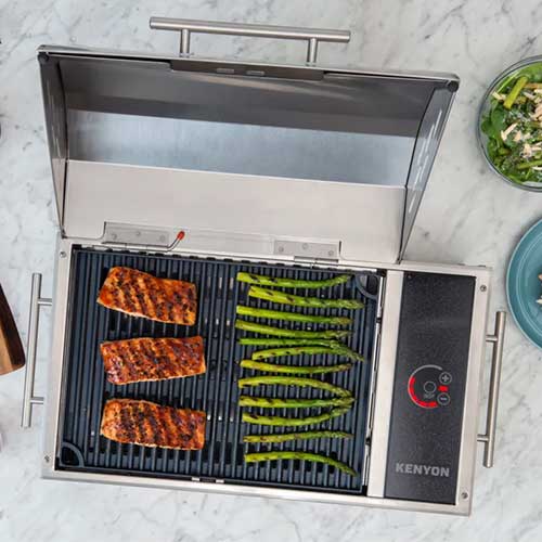 différents modes de cuisson du barbecue électrique portable Kenyon Floridian