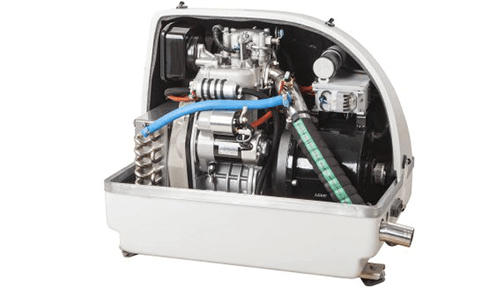 Accès rapide pour entretien du groupe électrogène VTE Paguro 3SY