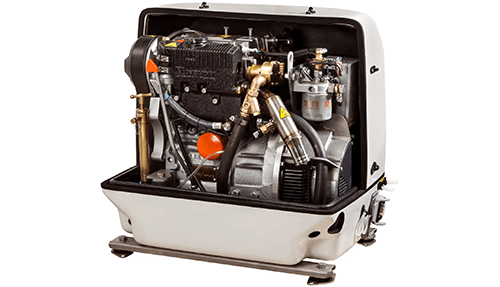 Groupe électrogène marin VTE Paguro 9000 accès simplifié pour entretient