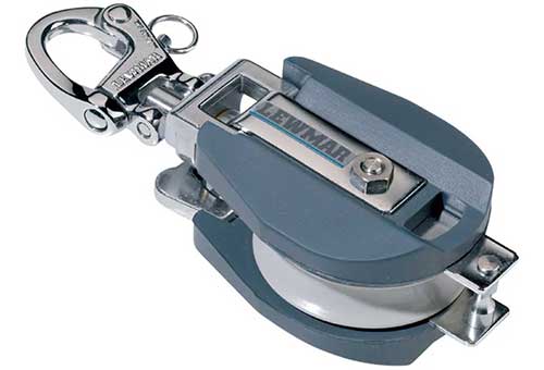 Poulie ouvrante Lewmar Ocean T1 66 mm vue laterale